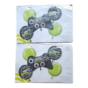 Anagram Game Controller Birthday Black Green Balloon Bouquets